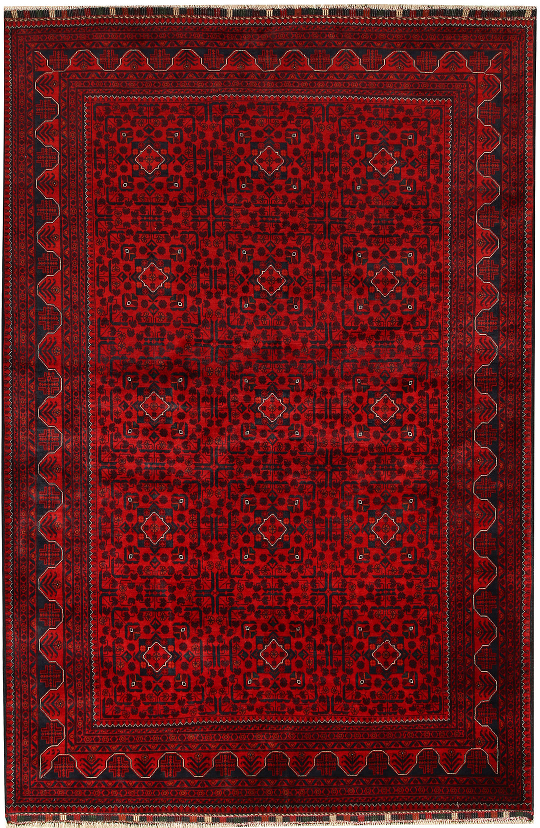 Dark Red Khal Mohammadi 6' 7 x 9' 10 - No. 67129 - ALRUG Rug Store