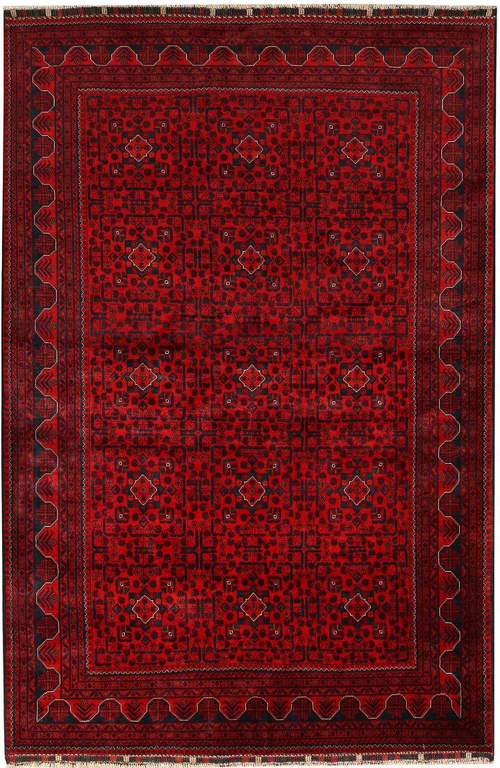 Dark Red Khal Mohammadi 6'  7" x 9'  10" - No. QA35516