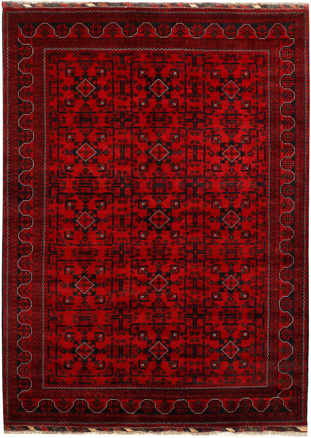 Dark Red Khal Mohammadi 6' 3 x 9' 1 - No. 67130 - ALRUG Rug Store