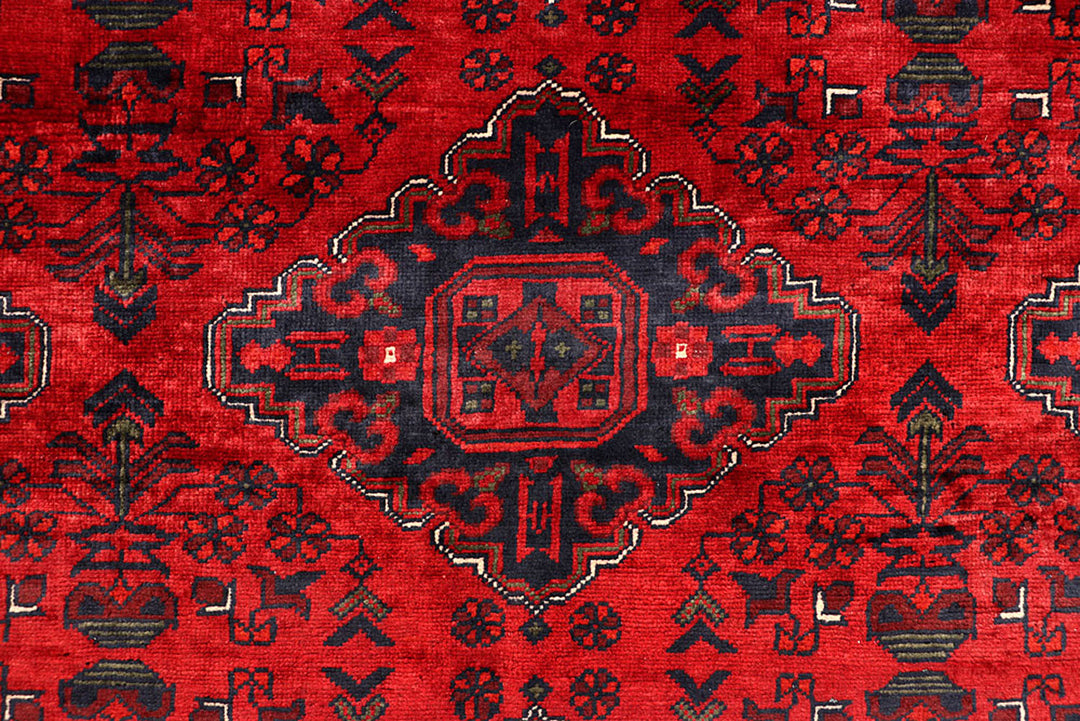 Dark Red Khal Mohammadi 6'  6" x 9'  5" - No. QA41985