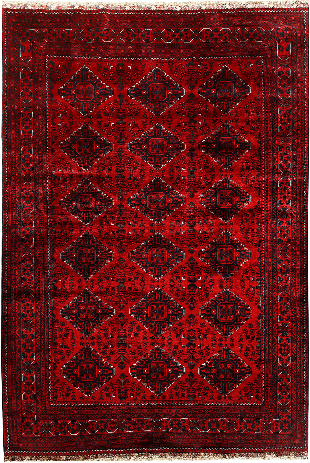Dark Red Khal Mohammadi 6' 6 x 9' 5 - No. 67131 - ALRUG Rug Store