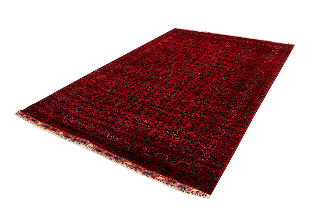 Dark Red Khal Mohammadi 6'  6" x 9'  9" - No. QA20076