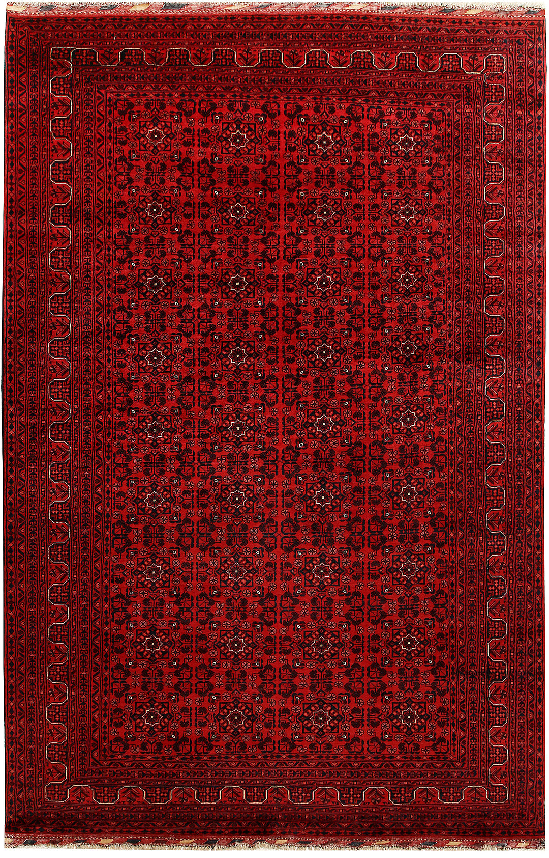 Dark Red Khal Mohammadi 6' 6 x 9' 9 - No. 67132 - ALRUG Rug Store