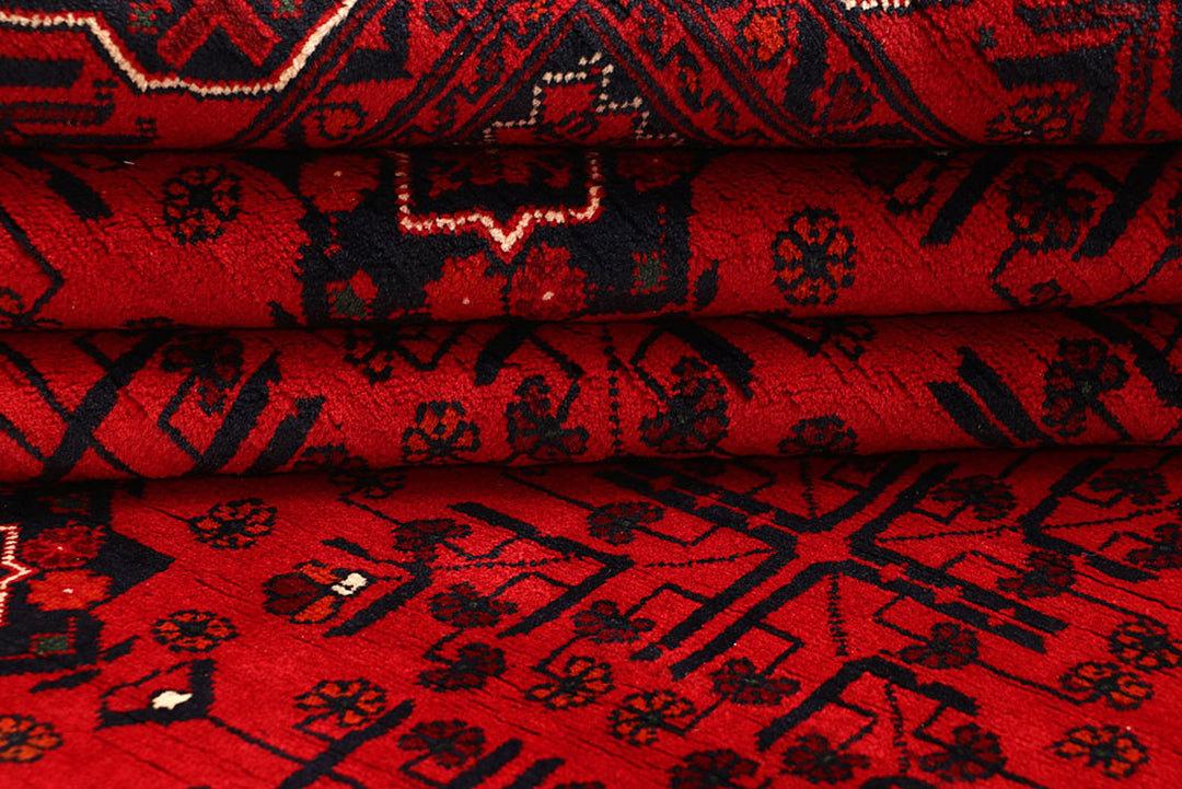 Dark Red Khal Mohammadi 6'  5" x 8'  11" - No. QA81943