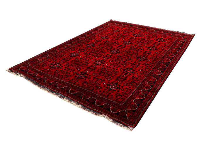 Dark Red Khal Mohammadi 6'  5" x 8'  11" - No. QA81943