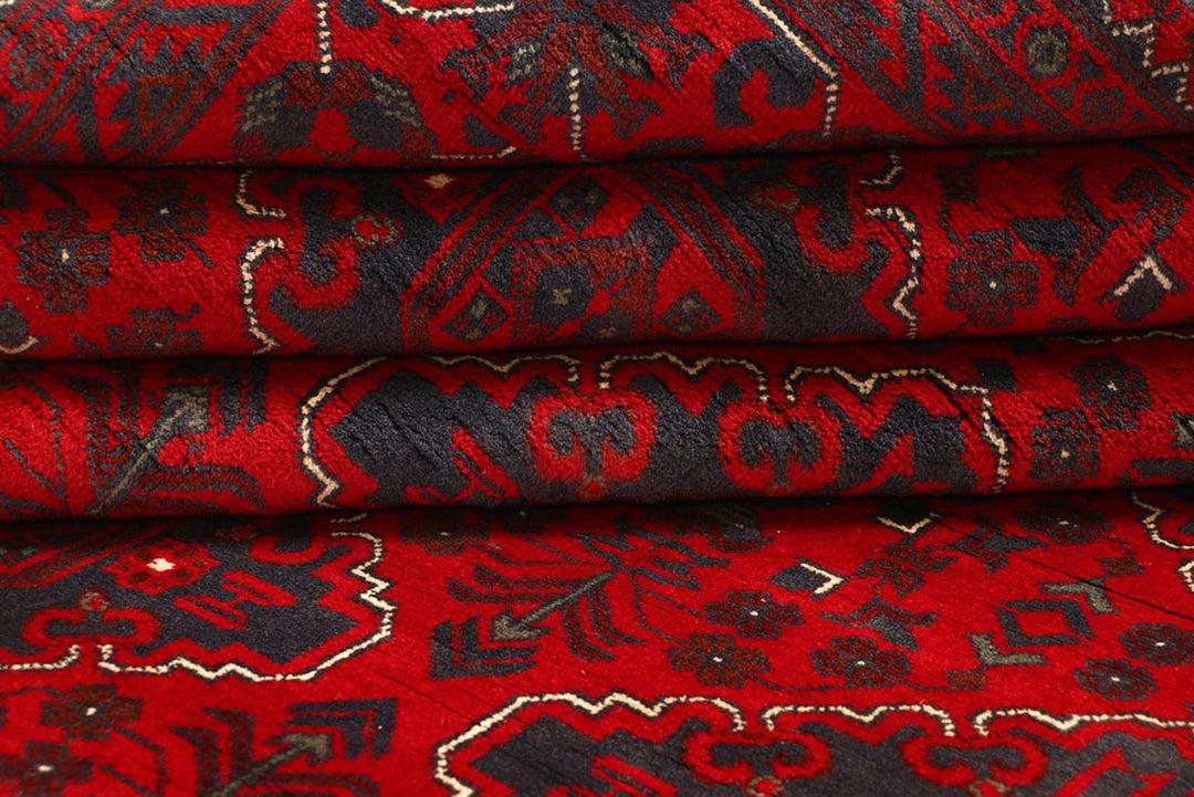 Dark Red Khal Mohammadi 6'  4" x 9'  3" - No. QA92515