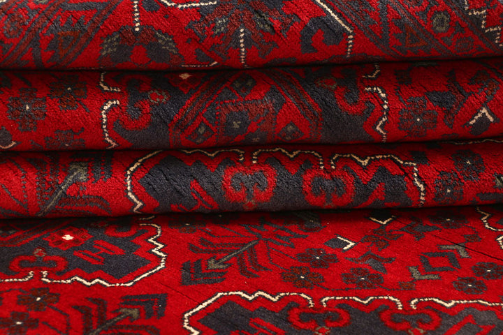 Dark Red Khal Mohammadi 6'  4" x 9'  3" - No. QA92515