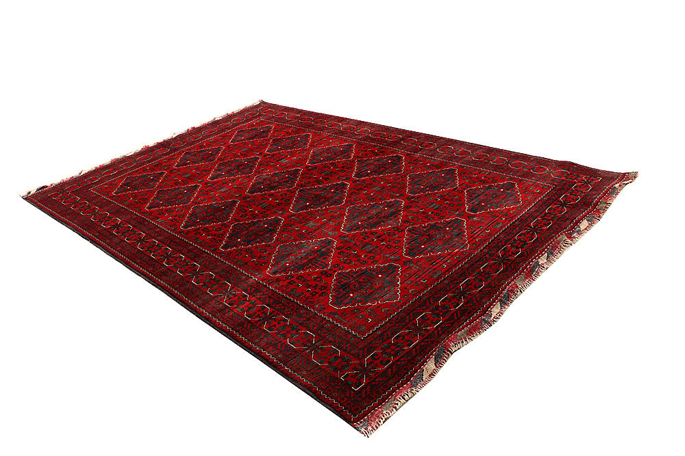 Dark Red Khal Mohammadi 6' 4 x 9' 3 - No. 67138 - ALRUG Rug Store