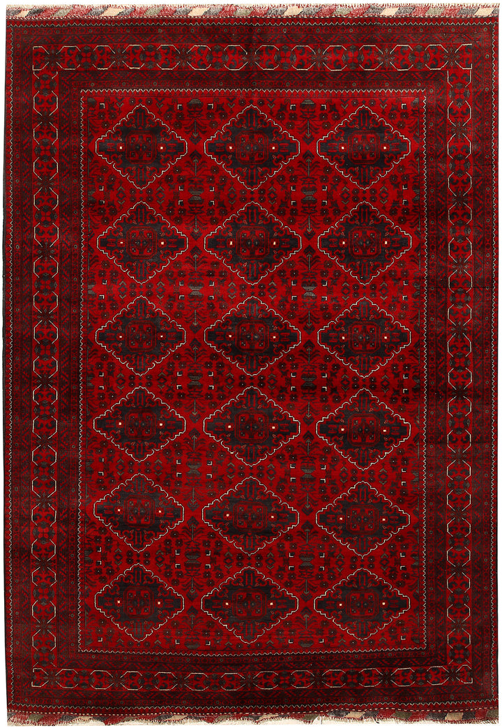 Dark Red Khal Mohammadi 6' 4 x 9' 3 - No. 67138 - ALRUG Rug Store