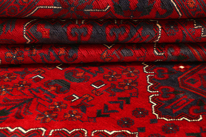 Dark Red Khal Mohammadi 6'  5" x 9'  6" - No. QA92000