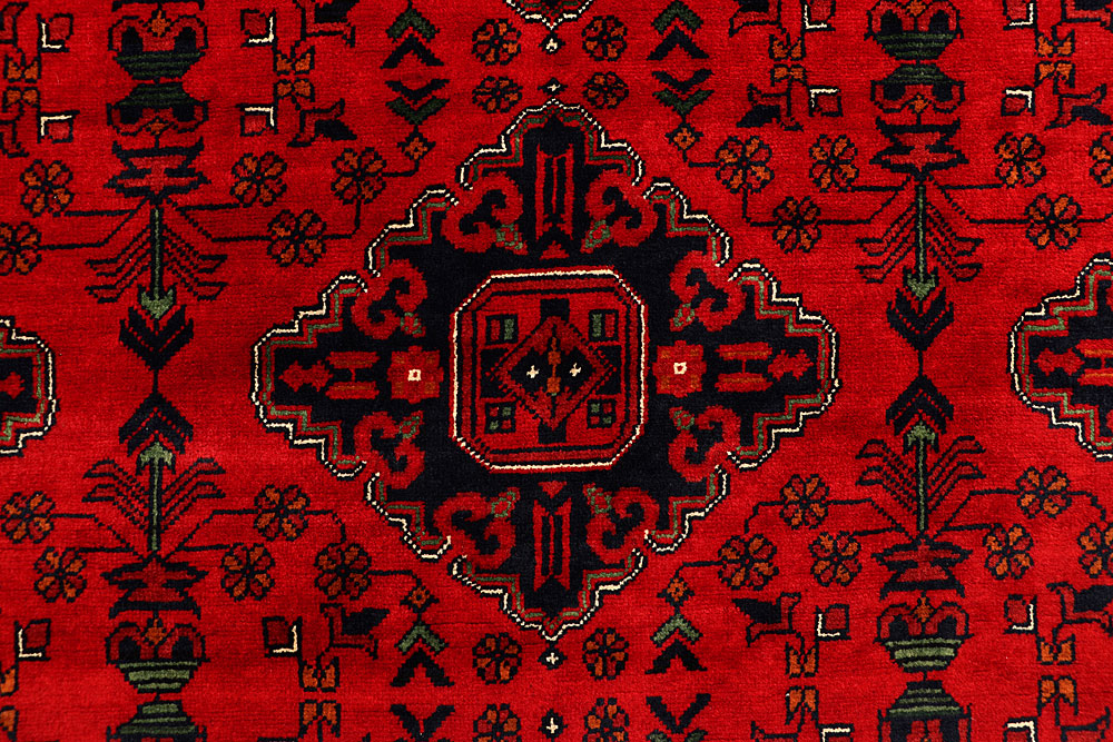 Dark Red Khal Mohammadi 6' 7 x 9' 6 - No. 67140 - ALRUG Rug Store