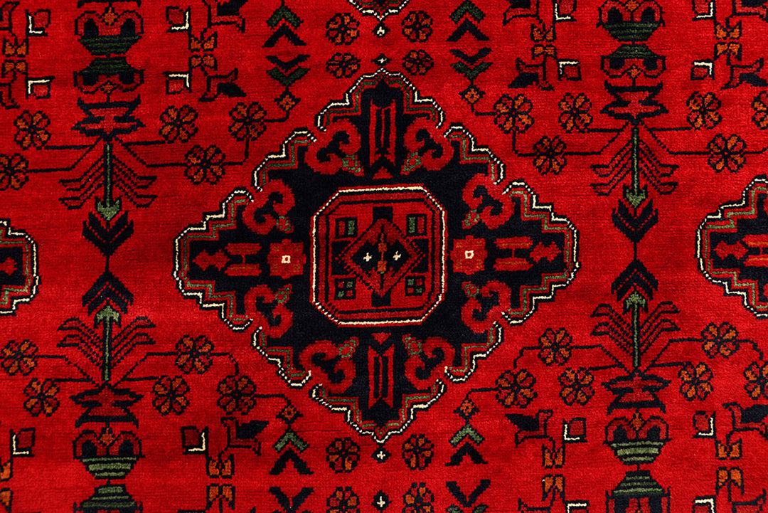 Dark Red Khal Mohammadi 6'  7" x 9'  6" - No. QA76595