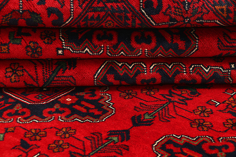 Dark Red Khal Mohammadi 6' 7 x 9' 6 - No. 67140 - ALRUG Rug Store