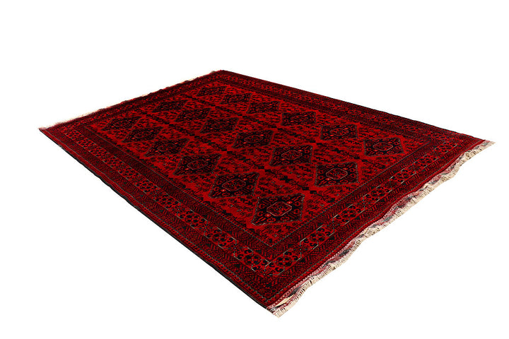 Dark Red Khal Mohammadi 6' 7 x 9' 6 - No. 67140 - ALRUG Rug Store