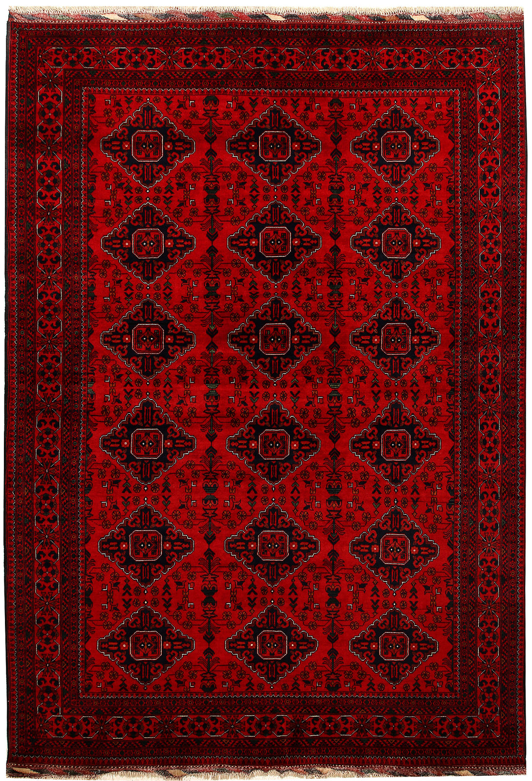 Dark Red Khal Mohammadi 6' 7 x 9' 6 - No. 67140 - ALRUG Rug Store