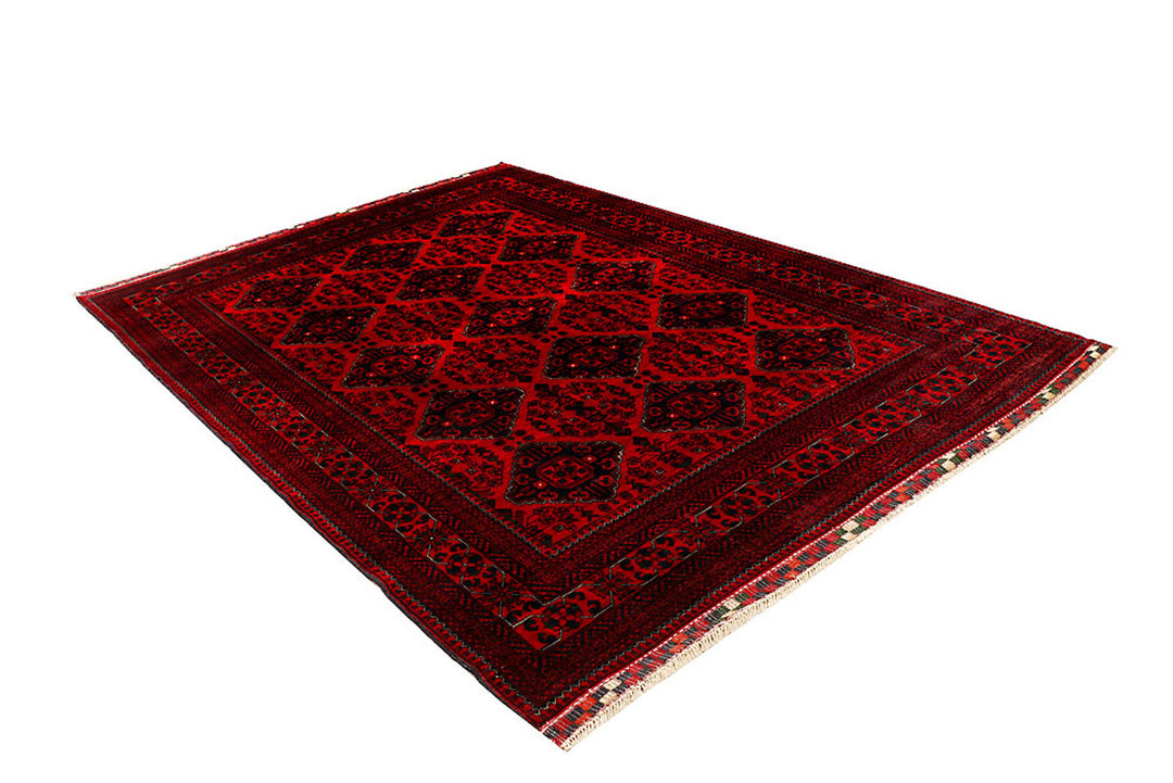 Dark Red Khal Mohammadi 6'  5" x 9'  1" - No. QA16773