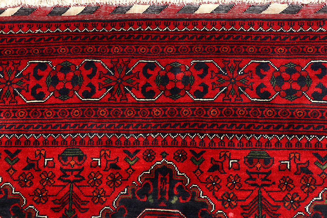 Dark Red Khal Mohammadi 6'  4" x 9'  4" - No. QA17407