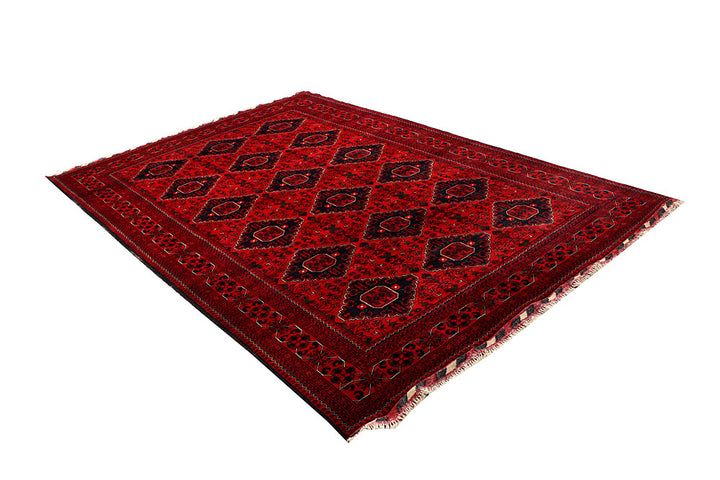 Dark Red Khal Mohammadi 6' 4 x 9' 4 - No. 67142 - ALRUG Rug Store