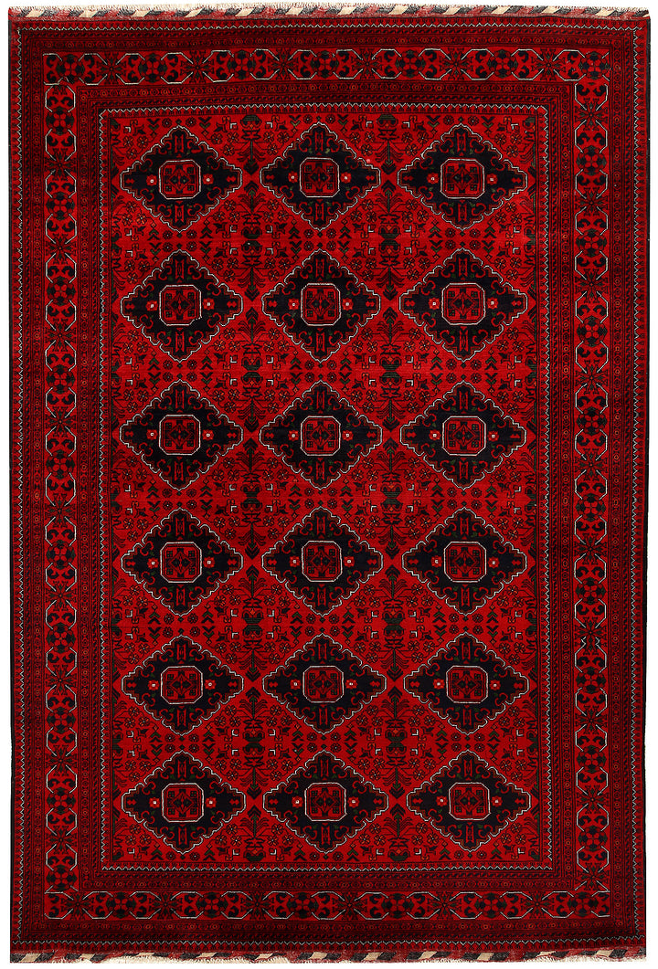 Dark Red Khal Mohammadi 6'  4" x 9'  4" - No. QA17407