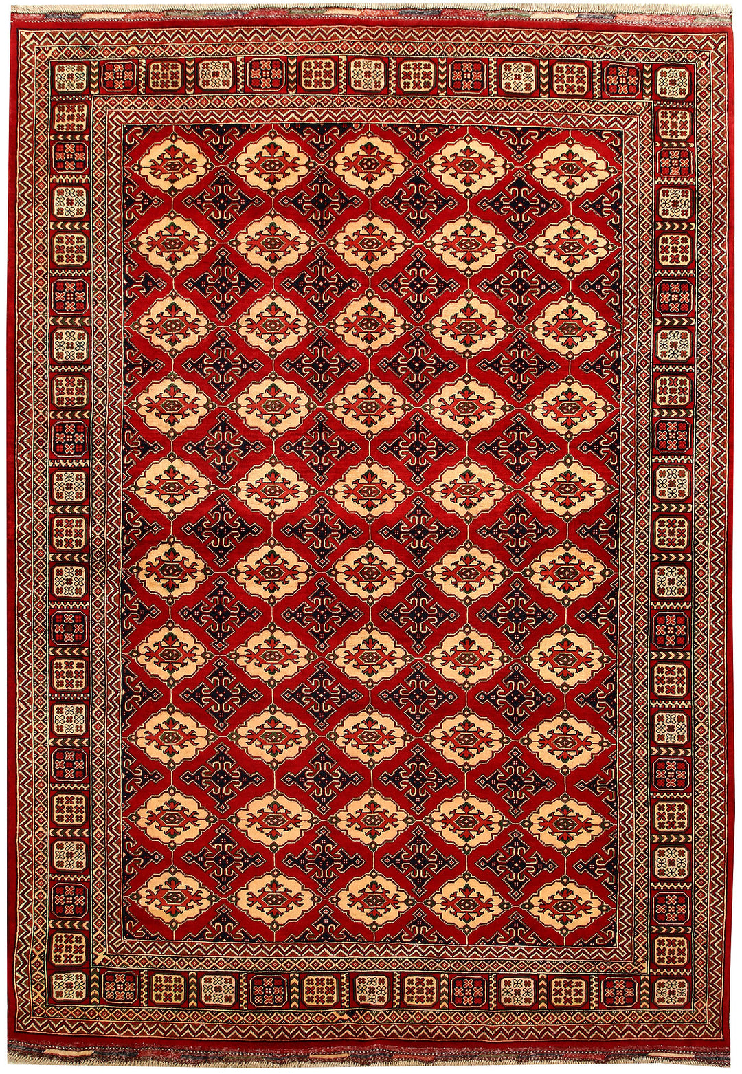 Multi Colored Khal Mohammadi 6' 8 x 9' 9 - No. 67143 - ALRUG Rug Store