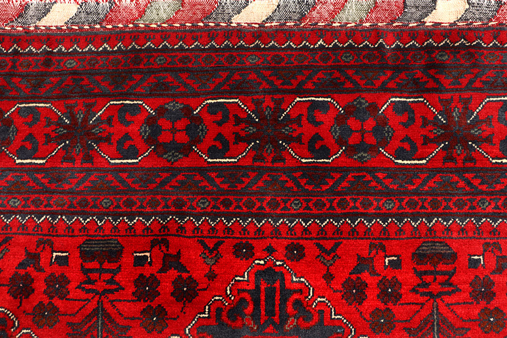 Dark Red Khal Mohammadi 6' 6 x 9' 7 - No. 67144 - ALRUG Rug Store