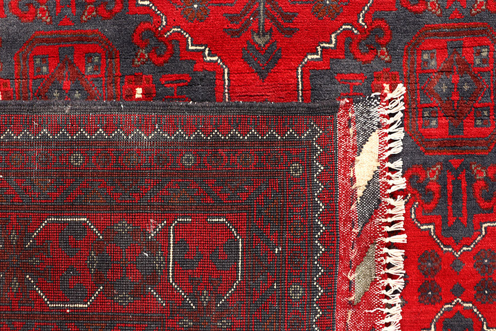 Dark Red Khal Mohammadi 6' 6 x 9' 7 - No. 67144 - ALRUG Rug Store