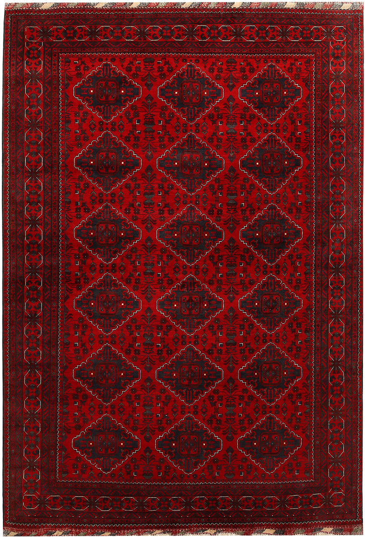 Dark Red Khal Mohammadi 6' 6 x 9' 7 - No. 67144 - ALRUG Rug Store