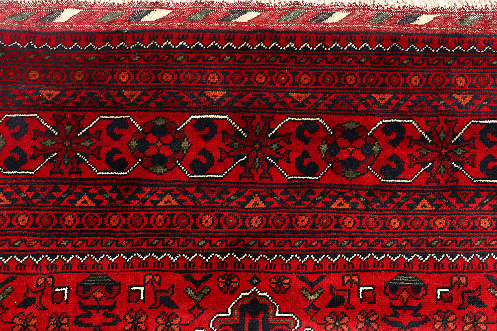 Dark Red Khal Mohammadi 6' 6 x 9' 11 - No. 67145 - ALRUG Rug Store