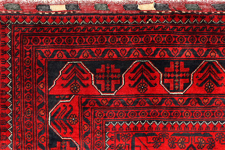Dark Red Khal Mohammadi 6' 7 x 9' 6 - No. 67146 - ALRUG Rug Store