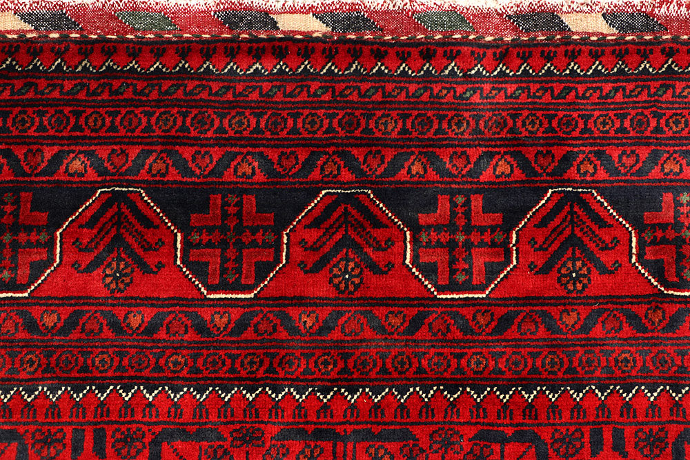 Dark Red Khal Mohammadi 6' 7 x 9' 6 - No. 67146 - ALRUG Rug Store