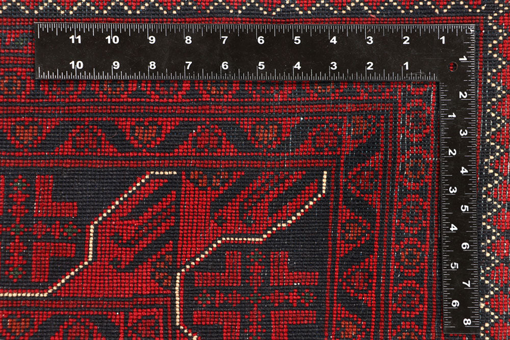 Dark Red Khal Mohammadi 6' 7 x 9' 6 - No. 67146 - ALRUG Rug Store
