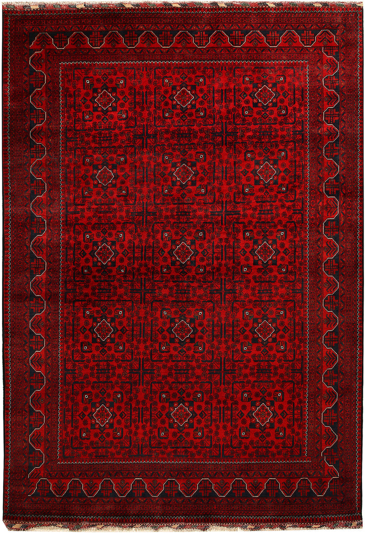 Dark Red Khal Mohammadi 6' 7 x 9' 6 - No. 67146 - ALRUG Rug Store