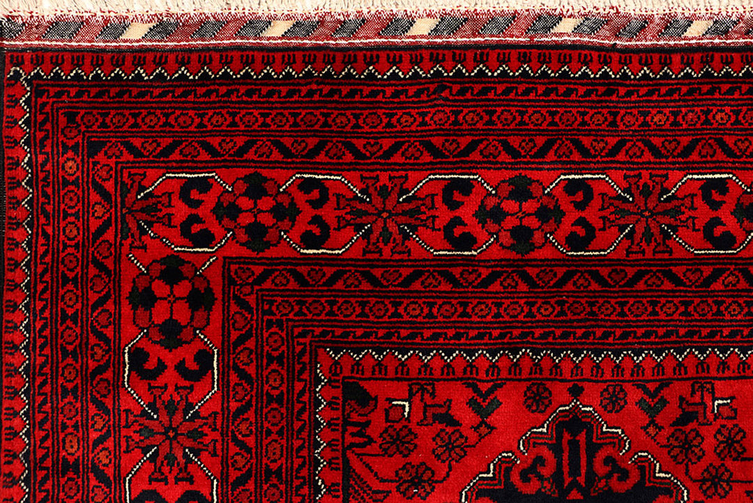 Dark Red Khal Mohammadi 7'  11" x 11'  6" - No. QA53054