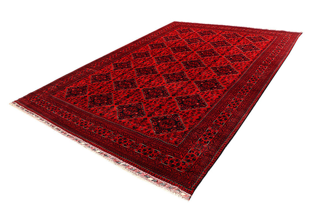 Dark Red Khal Mohammadi 7'  11" x 11'  6" - No. QA53054