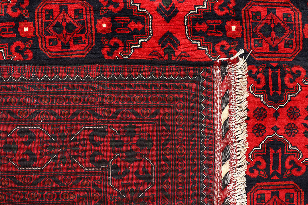 Dark Red Khal Mohammadi 7'  11" x 11'  6" - No. QA53054