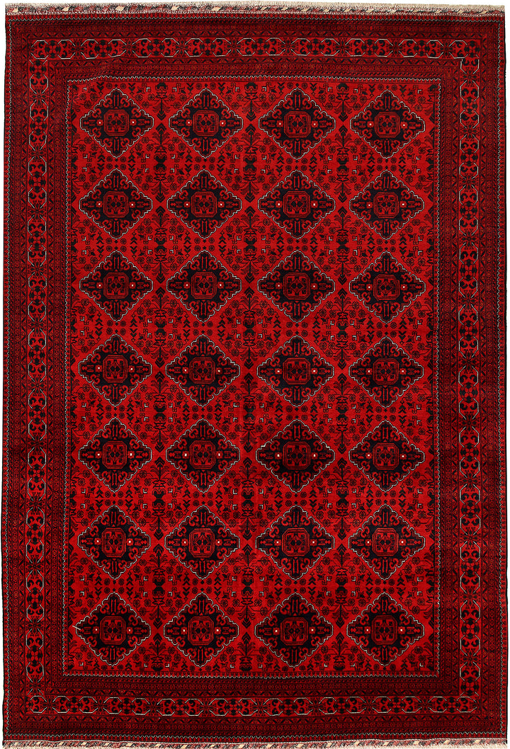 Dark Red Khal Mohammadi 7'  11" x 11'  6" - No. QA53054