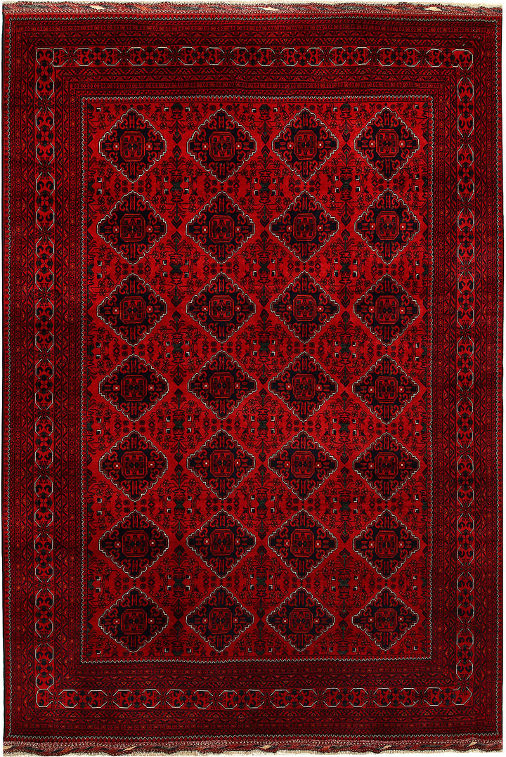 Dark Red Khal Mohammadi 7'  11" x 11'  5" - No. QA56982
