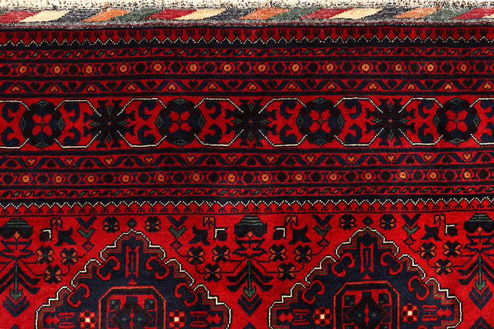 Dark Red Khal Mohammadi 8'  1" x 11'  1" - No. QA15703