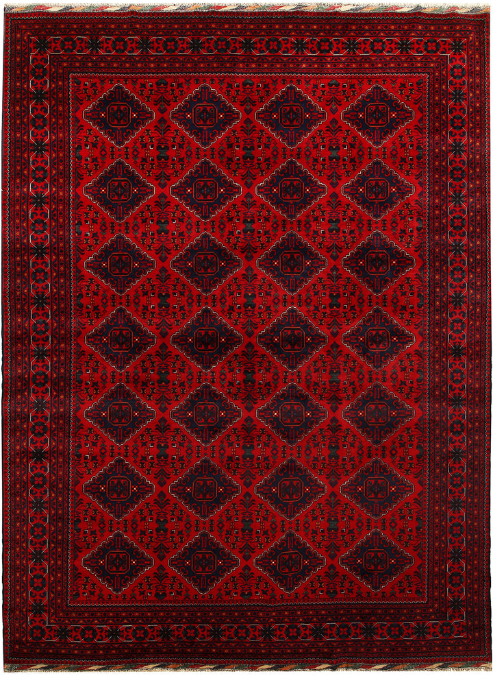 Dark Red Khal Mohammadi 8'  1" x 11'  1" - No. QA15703