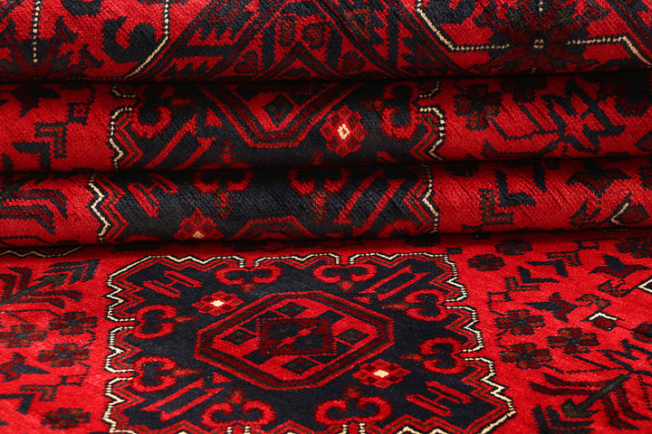 Dark Red Khal Mohammadi 8'  2" x 10'  11" - No. QA12863