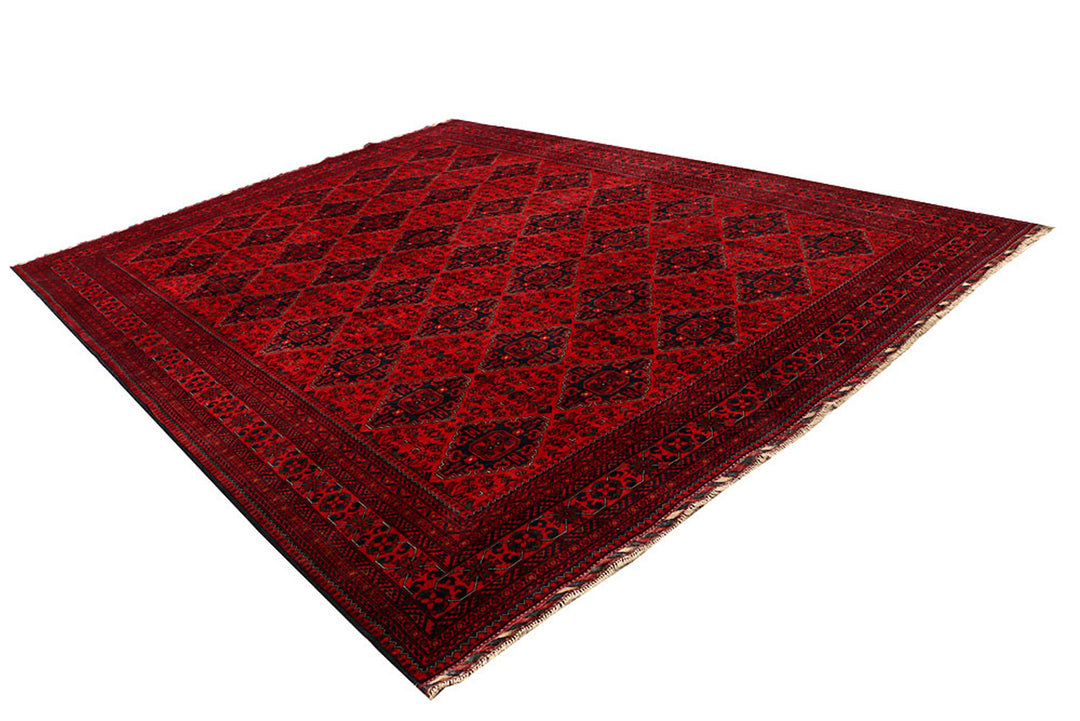Dark Red Khal Mohammadi 9'  9" x 12'  8" - No. QA59904