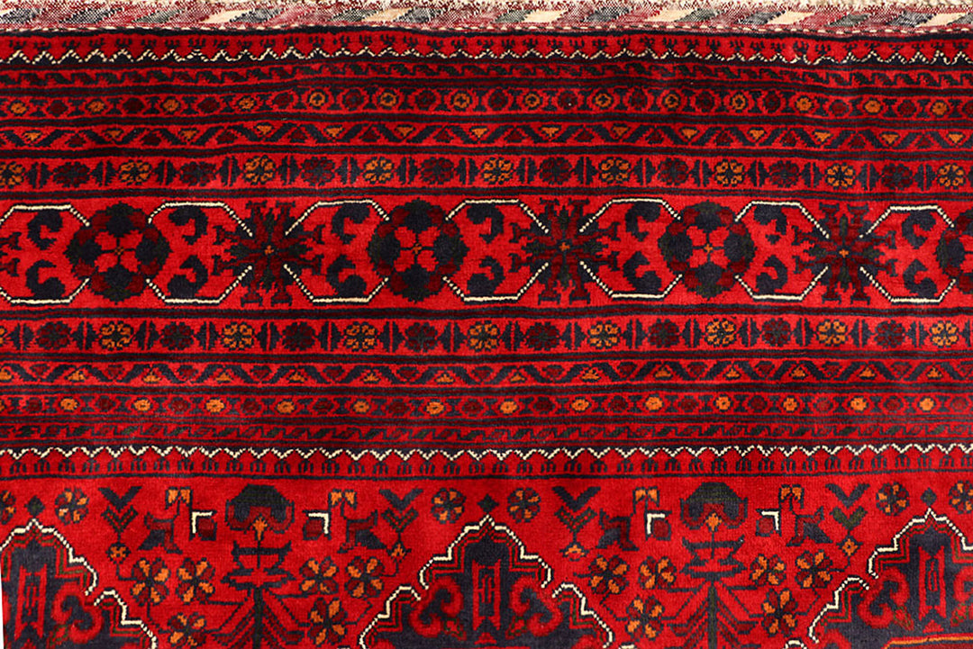 Dark Red Khal Mohammadi 9'  10" x 12'  7" - No. QA17344