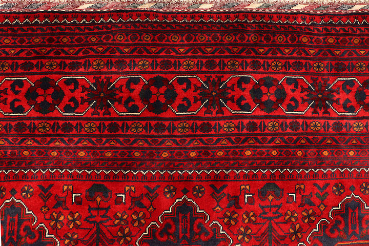 Dark Red Khal Mohammadi 9'  10" x 12'  7" - No. QA17344