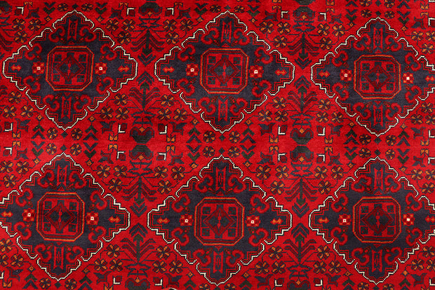 Dark Red Khal Mohammadi 9'  10" x 12'  7" - No. QA17344