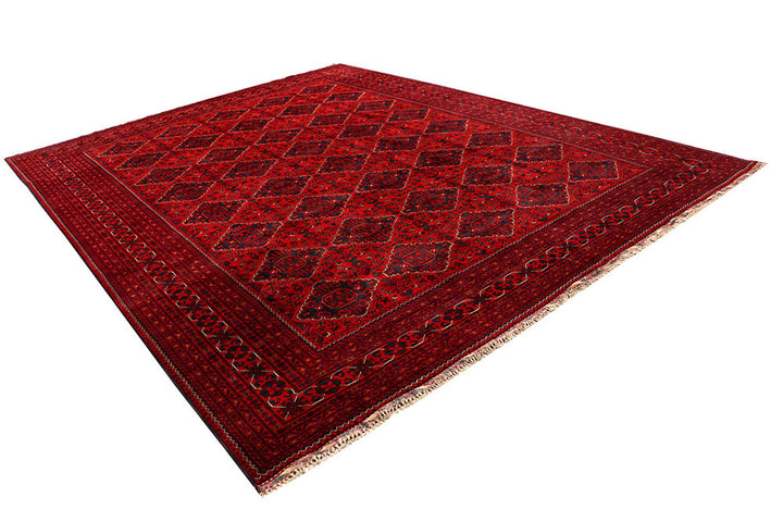Dark Red Khal Mohammadi 9'  10" x 12'  7" - No. QA17344