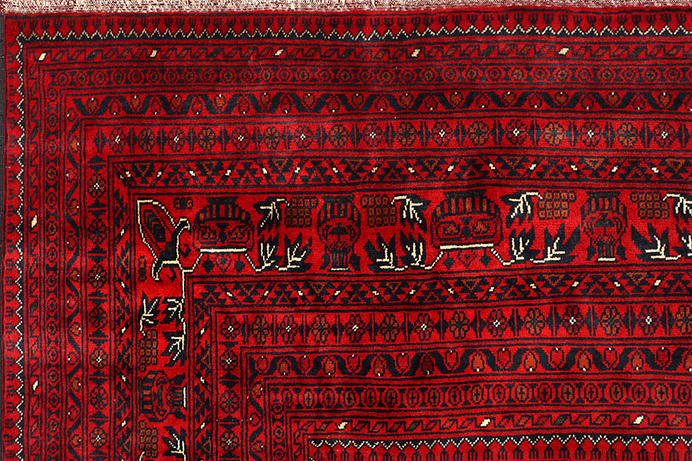 Dark Red Khal Mohammadi 9' 9 x 12' 6 - No. 67194 - ALRUG Rug Store