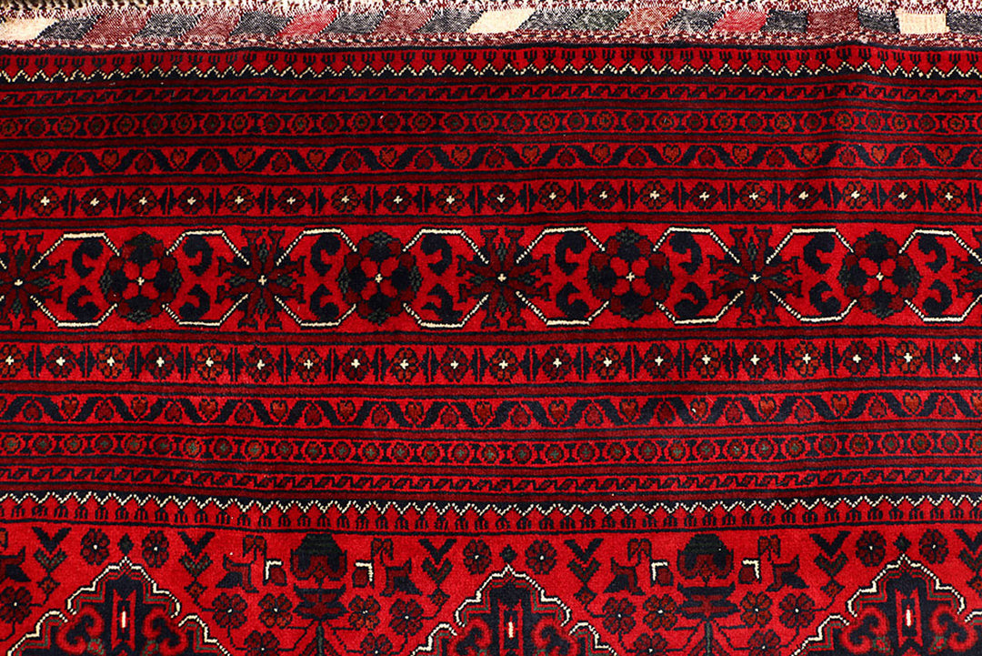 Dark Red Khal Mohammadi 9'  8" x 18'  8" - No. QA97855