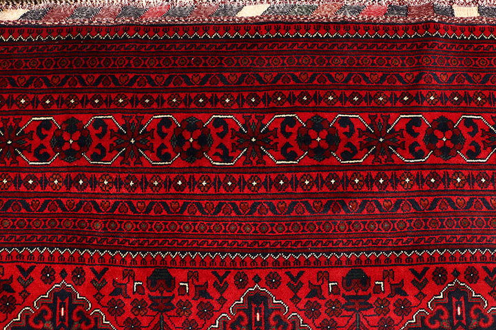 Dark Red Khal Mohammadi 9'  8" x 18'  8" - No. QA97855