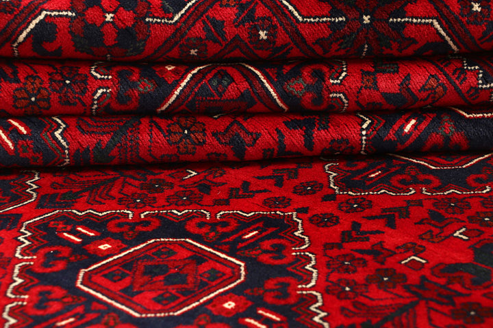 Dark Red Khal Mohammadi 9'  8" x 18'  8" - No. QA97855