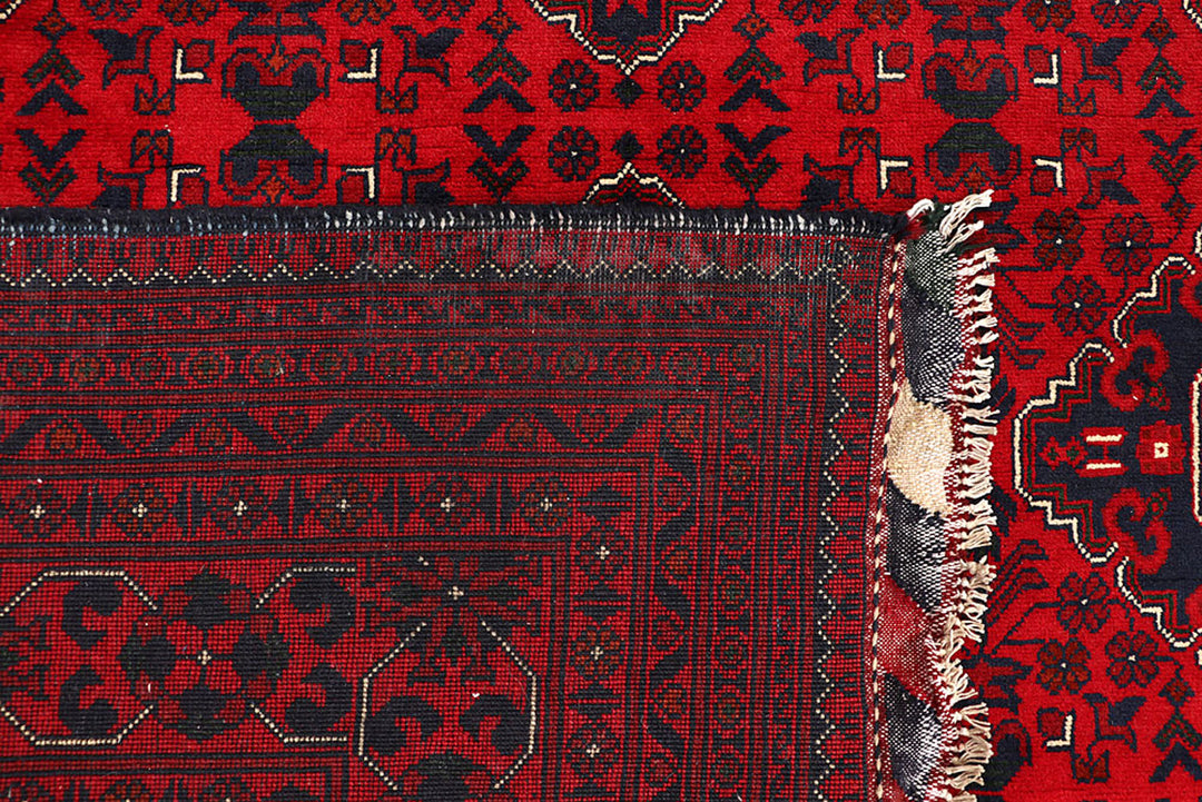 Dark Red Khal Mohammadi 9'  8" x 18'  8" - No. QA97855